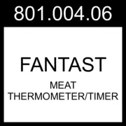 IKEA FANTAST Meat Thermometer/timer Digital Black 801.004.06