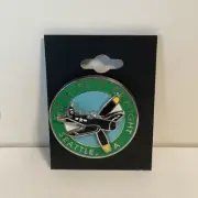 THE MUSEUM OF FLIGHT Seattle Spinning Propeller Enamel Lapel Hat Pin NEW