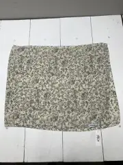 Urban Modesty Womens Cream/Gray Sheer Floral Print Scarf
