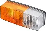 [Hella] 2BE 003 184-061 Indicator Light – Halogen – 12/24V – Mounting/Screw Connection – Connector: Flat Connector – Right – Quantity: 1