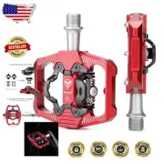 CNC Alloy Dual-Sided Bike Pedals with Adjustable Tension for Ultimate Control