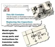 Jefferson-Travis JT-F211 Transistor Radio Electrolytic Recap Parts & Documents