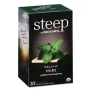 Bigelow Steep Tea, Mint, 1.41 Oz Tea Bag, 20/box RCB17709 BIGELOW TEA CO.