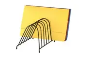 Marbig Wire Angled Desk Paper Folder Holder Rack 6 Slot Organiser for Office