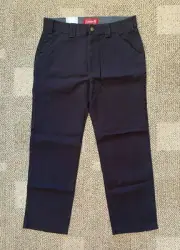 Men's Size 32 X 30 Coleman Stretch Utility Work Pants Dark Gray Tear Resistant