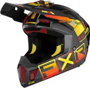FXR Clutch CX Pro MIPS Motocross Helmet, grey-yellow, Size 2XL for Men Grey Yellow