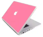 PINK Vinyl Lid Skin Cover Decal fits Apple MacBook Pro 17 A1297 Laptop