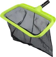 Swimming Pool Leaf Skimmer Net Reinforced Frame Deep Rake Net Wide Scoop New