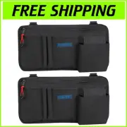 Durable Lightweight Wheelchair Accessory Bags with Secure Cup Holder - 2 Pack