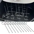 10/15/20pcs Stainless Steel Air Fryer Skewers Barbecue Skewers Grilling