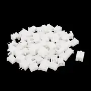 60pcs White XH2.54-2P Connectors 2.54mm Female Pin Header + Housing