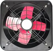 Industrial Exhaust Fan With 59" Power Cord & Switch, 470-941CFM Airflow, 33dBa Quiet For Kitchen, Bathroom, Factories & Warehouses(12inch)