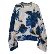 [Dries Van Noten] Flo Print Baloon Top