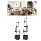 Planter Box with Trellis Tomato Cages Self Watering Flower Pot for Vegetables