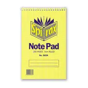 Spirax 563A Notebook Reporter 200X127 Top Bound 200Pages Pack Of 10