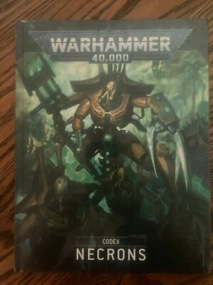 9th Edition Warhammer 40k Codex Necrons, New in Plastic
