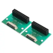 2pcs FFC FPC Connector Board 20 Pin Double Row Female Header Strip Adapter