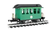 BACHMANN G SCALE 97093 Lil Big Hauler Short Line RR COACH - GREEN