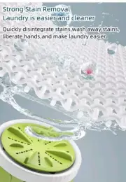 3 Gear Timing Mini Portable Washing Machine USB Rotating Turbine Washing Machine