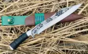 15" Viking Custom Seax knife-Well made-Heavy duty-Hand crafted-Well Balance Wate