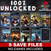 Harry Potter Sorcerer's Stone Chamber of Secrets Azkaban PS1 PS2 PSX Memory Card