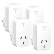 TP-Link Tapo P100 Mini Smart Wi-Fi Plug - 4 Pack [Tapo P100(4-pack)]