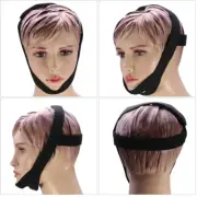 New Woman Man Black Chin Jaw Sleeping Support Strap Belt Withou L2S