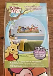 Winnie The Pooh Peel and Stick Giant Wall Decals New Friends Piglet Eeyore