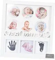 Baby Picture Frame Boy Baby First Year Picture A4 Photo Frame Baby Frames for A4 Picture Frame 12 Month Photo Frame Memories Photo Frame White Decorations Baby Girl Anniversary Pp