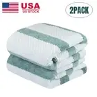 Extra Large Bath Towels Coral Fleece 30X60" 2Pack Bath Towel Set Soft Quick Dry