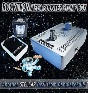 Rocktron Effect Pedal NIB Mega Booster Boutique Series Stomp Box - New in Box!