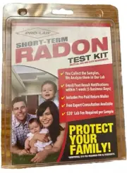 Radon Test Kit : Short-Term : Pro-Lab , New Sealed Box ( Protect Your Family )