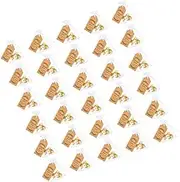 30 Sets Cute Tiger Keychains Fun Backpack Pendants Adorable Hanging Ornaments for Bags Strollers and Suitcases for and Special Occasions