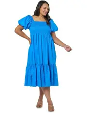 [Indigo Tonic] Morgan Midi Dress in Blue