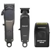 Gamma+ Boosted Cordless Clipper, Trimmer, Shaver Black Red Gold SET - BRAND NEW