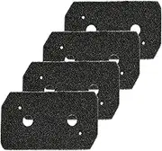 12007650 Foam Filter Replacement Filter for Bosch Siemens Series 4 Series 8 Homeprofessional Isensoric Heat Pump Dryer Base Filter 228 x 128 mm Filter Mat Replacement Filters (Pack of 4)