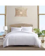 Tommy Bahama Solid Cotton Duvet Cover Set