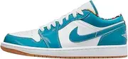 [Nike] mens Air Jordan 1, White/Midnight Navy, 9.5 US