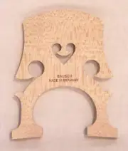 BAUSCH GERMANY FINE QUALITY MAPLE CELLO BRIDGE 1/2-NEW