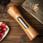 1/2Pcs Manual Salt and Pepper Mill Wooden Wooden Pepper Bottle Household