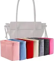 [Generic] Xoppia Bag Organiser compatible with Mulberry Mini Soft Bayswater. Felt Insert Liner for Women Tote Handbag. (Black, Style A: Exposure)