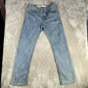 Levi's 511 Boy's 14 Jeans Slim Fit 27 X 27 NWT Blue / Light Gray Pants