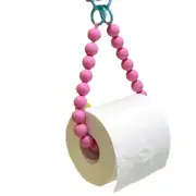 Hanging Bead Tissue Box Toilet Paper Rack Mobile Phone Chain Home Storage Organizer Bathroom Decoration Part