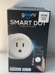 Geeni Smart Dot Wi-Fi Outlet Plug, White, (1 Pack)