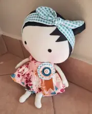 Beautiful Handmade Fabric Doll, Sweetheart Doll/Tilda Doll Gift, Home Decor