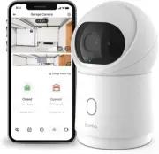 Smart Garage Door Sensor w/ 2K WiFi Camera, 2-Door Open/Close/Left-Open Alert