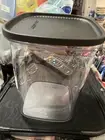 Brand New Tupperware Modular Mates Smart Storer Square - 3.6ltrs With Black Lid