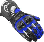 Berik Spa Evo Motorcycle Gloves, black-blue, Size S for Men Black Blue