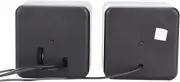 Speaker, Desktop 3.5Mm Cube Style PC Speaker Black Stereo for Laptop for Compute