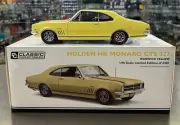 371111 HOLDEN HK MONARO GTS 327 WARWICK YELLOW 1:18 SCALE DIE CAST MODEL